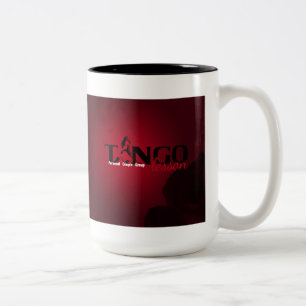 Tasse 2 Couleurs Leçon de tango - Mug, Coupe