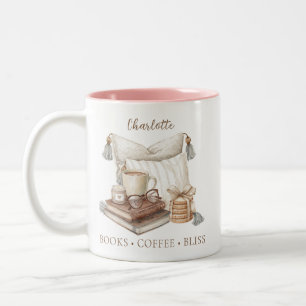 Tasse 2 Couleurs Lecteur Confortable Aquarelle Livre Amateur Citati