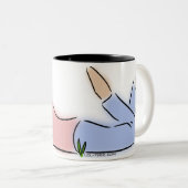 Tasse 2 Couleurs Lecteur dans l'herbe (Devant droit)