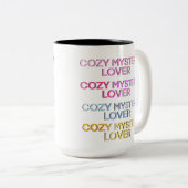 Tasse 2 Couleurs Lecteur de mystère cosy (Devant droit)
