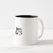 Tasse 2 Couleurs Lecteur de poisson (Devant droit)