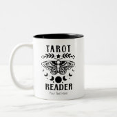 Tasse 2 Couleurs Lecteur de Tarot Phase Moon Divulgations de papill (Gauche)