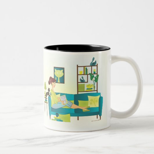 Tasse 2 Couleurs Lecture (Droit)