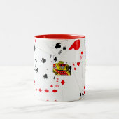 Tasse 2 Couleurs Lecture de la collection de cartes (Centre)