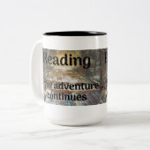 Tasse 2 Couleurs Lecture, l'aventure continue (Devant gauche)