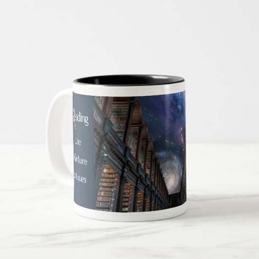 Tasse 2 Couleurs Lecture, l'aventure continue (Devant gauche)