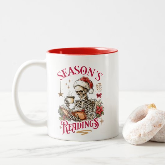 Tasse 2 Couleurs Lectures de saison (Avec donut)