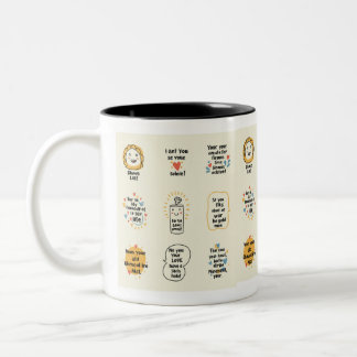 Tasse 2 Couleurs L'effet Doodle : l'art avec un impact positif