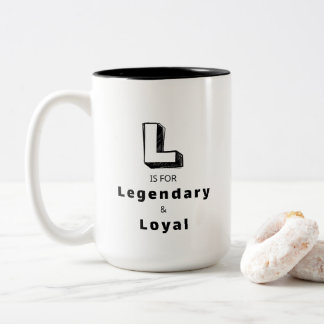 Tasse 2 Couleurs Légendaire et Loyale L - Louange de Luxe Personnal