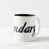 Tasse 2 Couleurs Légende (Devant droit)