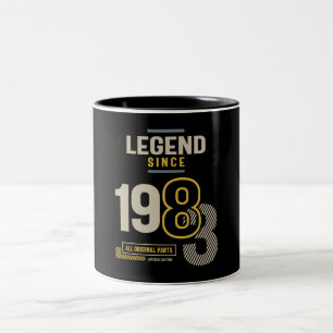Tasse 2 Couleurs Légende depuis 1983 40 anniversaire