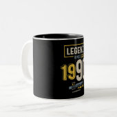 Tasse 2 Couleurs Légende depuis 1990 33e anniversaire (Devant gauche)