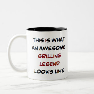 Tasse 2 Couleurs légende grillante, géniale