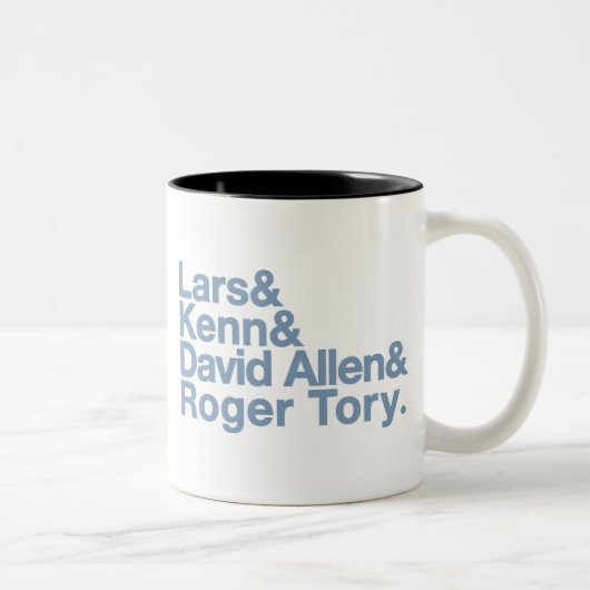 Tasse 2 Couleurs Légendes de Birding (Droit)