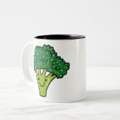 Tasse 2 Couleurs Légume de Brocoli (Devant gauche)
