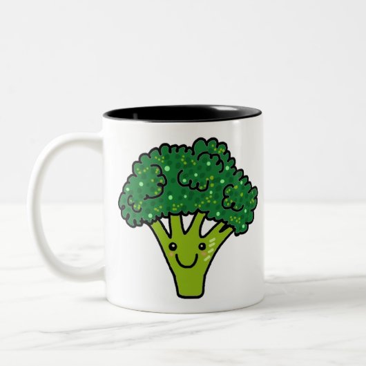 Tasse 2 Couleurs Légume de Brocoli (Gauche)
