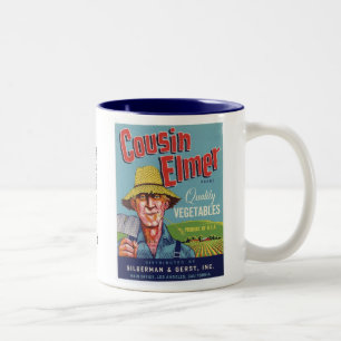 Tasse 2 Couleurs Légumes d'Elmer de cousin