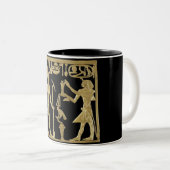 Tasse 2 Couleurs L'Egypte antique vintage (Devant droit)