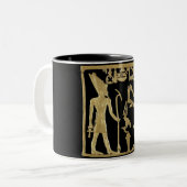 Tasse 2 Couleurs L'Egypte antique vintage (Devant gauche)