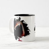 Tasse 2 Couleurs L'embrasement de la mort d'un vampire (Devant gauche)