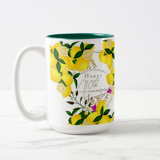 Tasse 2 Couleurs Lemon Squeeze (Gauche)