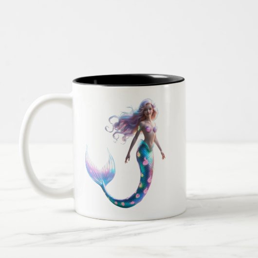 Tasse 2 Couleurs L'enchantement de la sirène (Gauche)
