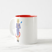 Tasse 2 Couleurs L'enseignant du mal (Devant gauche)