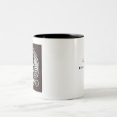 Tasse 2 Couleurs Leo noir et blanc (Centre)