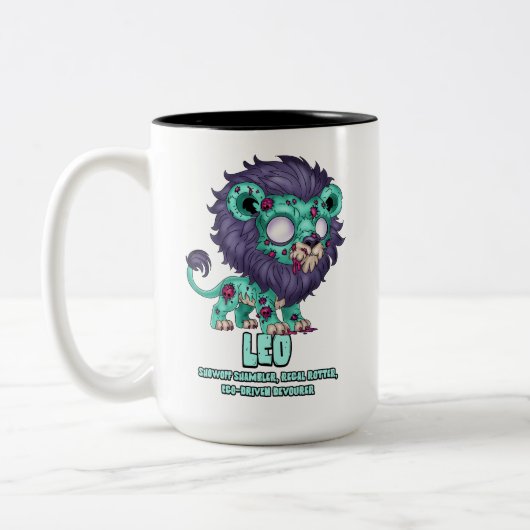 Tasse 2 Couleurs Leo Zombie (Gauche)