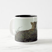 Tasse 2 Couleurs Léopard africain (Devant gauche)