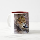Tasse 2 Couleurs Leopard au repos (Devant gauche)