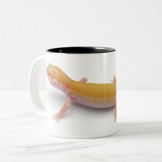Tasse 2 Couleurs Leopard Gecko Lizard (Devant gauche)