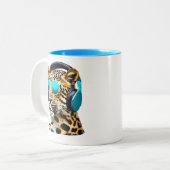 Tasse 2 Couleurs Leopard Jammin' (Devant gauche)