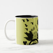 Tasse 2 Couleurs Leprechaun en noir (Gauche)