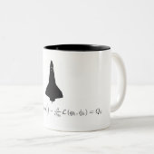 Tasse 2 Couleurs L'équation de Lagrange (Devant droit)