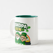 Tasse 2 Couleurs L'équipage de Papy (Devant gauche)