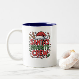 Tasse 2 Couleurs L'équipe préférée du Père Noël