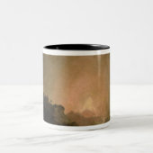 Tasse 2 Couleurs L'éruption du mont Vésuve (Centre)