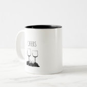 Tasse 2 Couleurs Les acclamations Rae Dunn ont inspiré simple (Devant gauche)