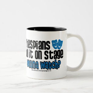 Tasse 2 Couleurs Les acteurs le font sur l'étape