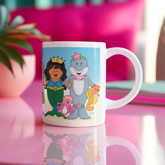 Tasse 2 Couleurs Les amis de JollyKins Mermaid