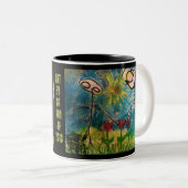 Tasse 2 Couleurs Les "amis pour toujours" attaquent (Devant droit)