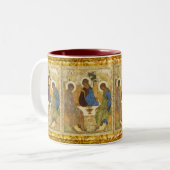 Tasse 2 Couleurs Les Anges De Mamre Trinity (Devant gauche)