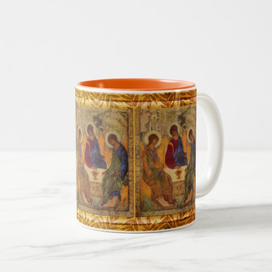 Tasse 2 Couleurs Les Angles De La Trinité À Mamre (Devant droit)