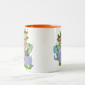 Tasse 2 Couleurs Les animaux de Safari mignons (Centre)