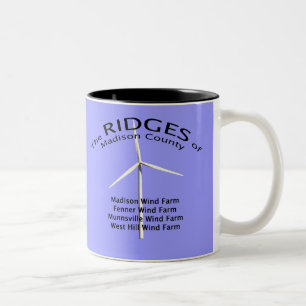 Tasse 2 Couleurs Les arêtes du comté de Madison - droit