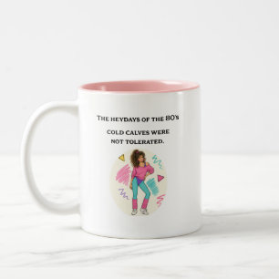 Tasse 2 Couleurs Les beaux jours des années 80 - Les veaux froids n
