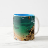 Tasse 2 Couleurs Les Belles plages de l'Algarve (Devant droit)