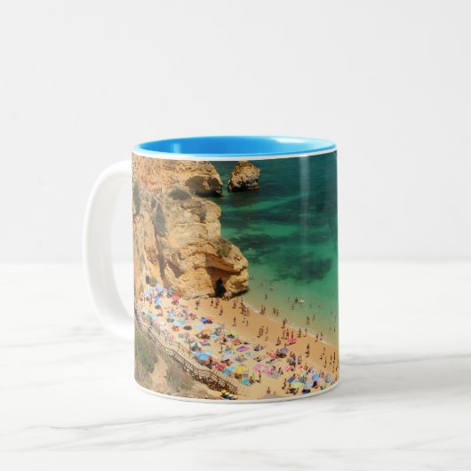 Tasse 2 Couleurs Les Belles plages de l'Algarve (Devant gauche)