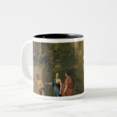 Tasse 2 Couleurs Les bergers d'Arcadien (Devant gauche)